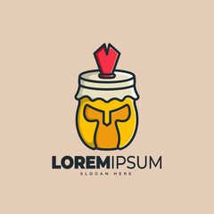 Spartan jar logo template