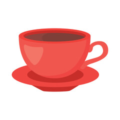 red coffee cup