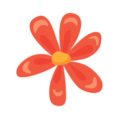 orange flower garden