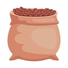 coffee beans in sack