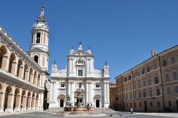Fototapeta na wymiar Loreto (Ancona) - Santuario Pontificio della Santa Casa