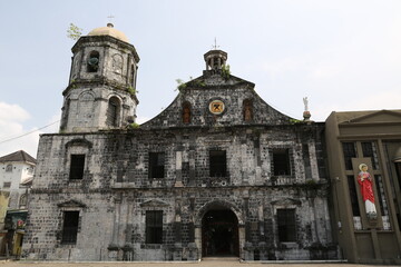Fototapeta premium St. Stephan Pfarrkirche in Ligao, Provinz Albay, Philippinen