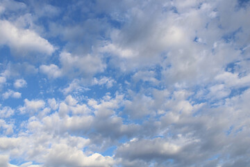 Naklejka na ściany i meble White Clouds and Blue Skies