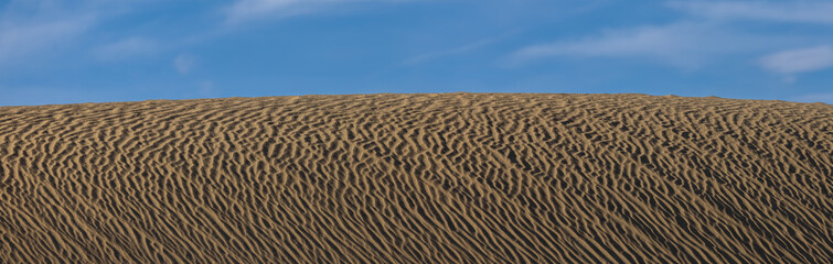 Mesquite flat Sand dunes in Death valley National park.