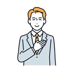 安心　ビジネスマン