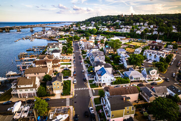 Aerial Drone of Atlantic Highlands New Jersey 