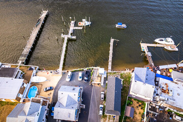 Aerial Drone of Atlantic Highlands New Jersey 