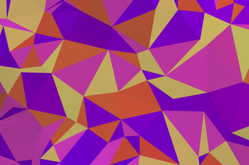 Fototapeta premium Geometric design for business presentations or web. Colorful swirl rainbow polygon background or frame. Abstract Rectangle
