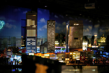 Fototapeta premium レンガで作った大阪の風景