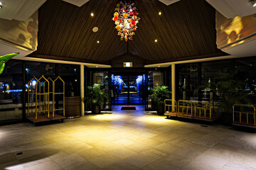 シェラトン沖縄のエントランスホール