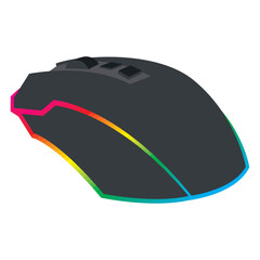 black isometric mouse device