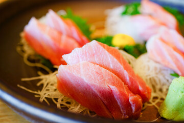 沼津港の大トロ刺身