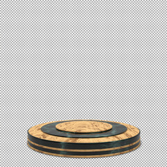 podium 3d render with beautiful and elegant isolated