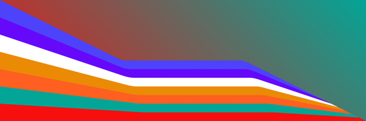 Abstract 1970's background design in simple retro style with stripes. Vector illustration.