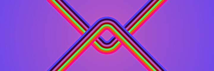 Abstract 1970's background design in simple retro style with stripes. Vector illustration.