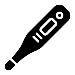 thermometer glyph icon