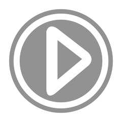 Audio, circle, music, play, video icon