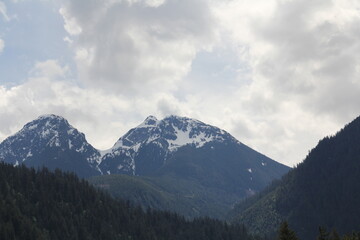 Fototapeta na wymiar Snowy Mountains