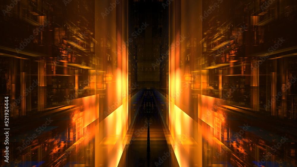 Poster digital cloud computing, information transfer. abstract technology big data background concept. moti