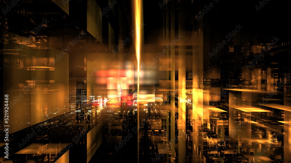 Poster digital cloud computing, information transfer. abstract technology big data background concept. moti