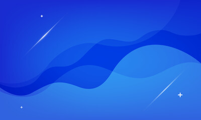 Abstract blue color background. Dynamic shapes composition Hitech communication concept innovation vector design