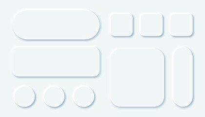 ニューモーフィズムのフレームセット