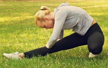 Exercise in park