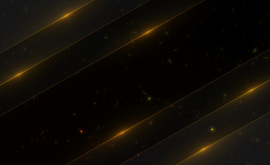 Fototapeta premium Abstract Luxurious Gold frames light in background