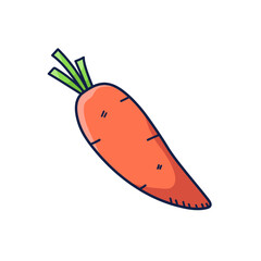 carrot doodle food