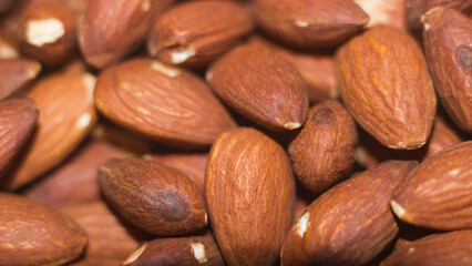 close up of almonds