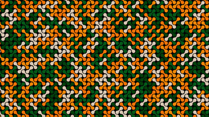 ornate print, retro pattern, geometric colorful abstract, interesting design