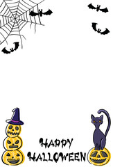 ハロウィンをイメージした背景素材／Background material inspired by Halloween