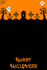 ハロウィンをイメージした背景素材／Background material inspired by Halloween