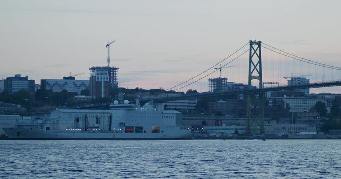 Day shot of the Macdonald Bridge Halifax Dartmouth