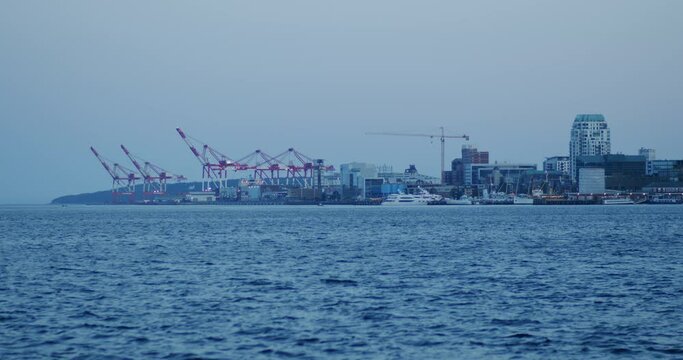 Evening on the Dartmouth waterfront - overlooking Halifax