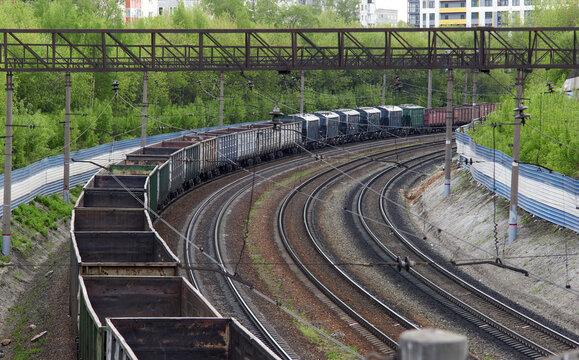 railroad tracks and railway