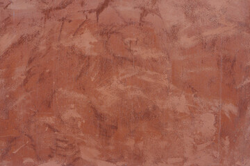 Orange-brown cement wall texture background, wallpaper abstract grunge pattern surface retro backdrop.