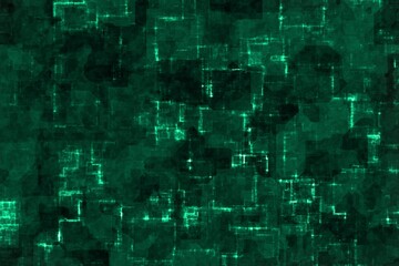 amazing artistic teal, sea-green technological computer glow computer graphics texture or background illustration