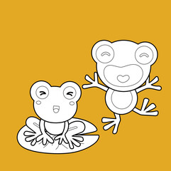 Frog Animal Digital Stamp