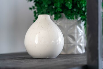 designer decorative vase in the interior