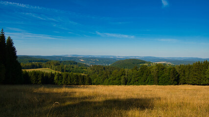 Obraz premium Landschaft in Thüringen nahe Schmalkalden