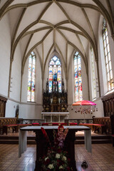 Fototapeta premium Gothic church in Melk, Austria