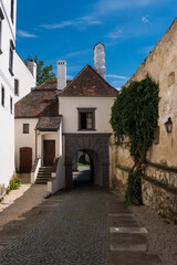 Gardens of renaissance castle Schallaburg near Melk in Austria