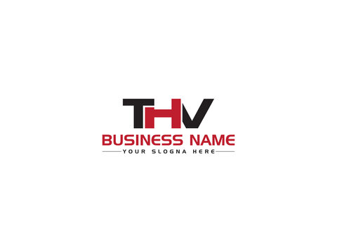 Colorful THV Logo Letter, Creative TH t h v Logo Icon Vector Art With Unique Three Letter Design
