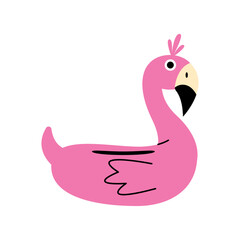 pink flamingo float