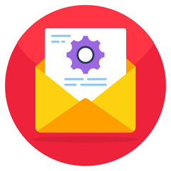 Vector design of mail management 