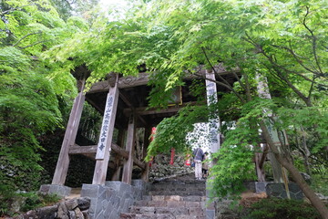 日本のお寺の山門