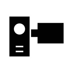 Video camera vector icon symbol design