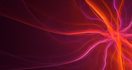 Obraz premium 3D rendering abstract multicolor fractal light background