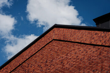  luxury brick modern house.